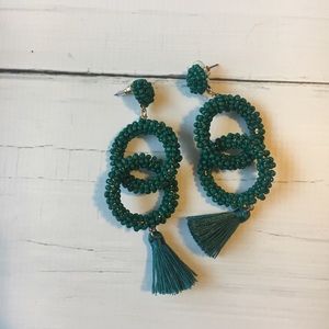 Jewelry - Aura’s Teal Beaded Tassel Earrings - Brand New! Jewelry - Aura’s Teal Beaded Tassel Earrings - Brand New!